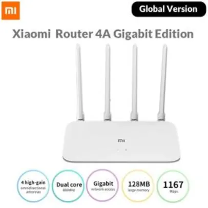 Roteador Xiaomi 4G Gigabit | R$ 178