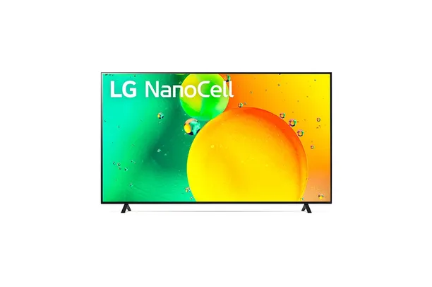 2022 Smart TV LG 86'' 4K NanoCell 86NANO75 Inteligência Artificial AI ThinQ Smart Magic Google Alexa