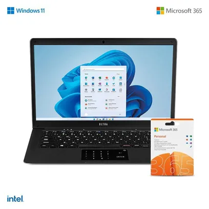 Foto do produto Notebook Ultra UB235 Intel Celeron 14.1" 4 GB 120