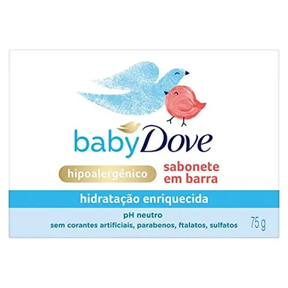 Sabonete Em Barra Baby Dove Hidratação Enriquecida 75 Gr