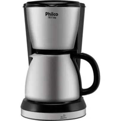 Cafeteira Elétrica Philco PH14TEMP 700ml Metal Preto e Inox - R$36