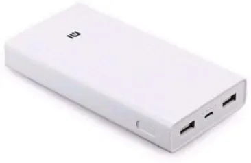 Carregador Portatil, Xiaomi, 20000mah, Branco - R$148