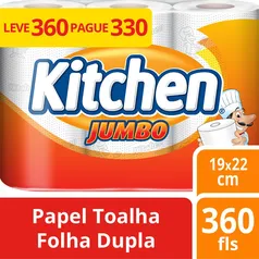 Toalhas de Papel Kitchen Jumbo - 18 unidades