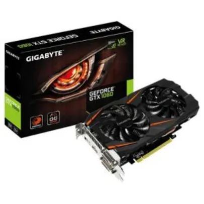 Placa de vídeo Gigabyte NVIDIA GeForce GTX 1060 3GB