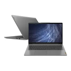 Notebook Lenovo IdeaPad 3-15ALC, Ryzen 7-5700U, 12GB RAM, SSD 512GB, 15.6 Full HD, Linux, Cinza - 82MFS00600