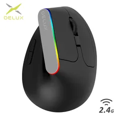 Mouse Delux M618c Ergonomico Vertical Wireles