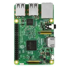 Placa-mãe Raspberry Pi Model 3 B Motherboard - ENGLISH VERSION GREEN - R$97