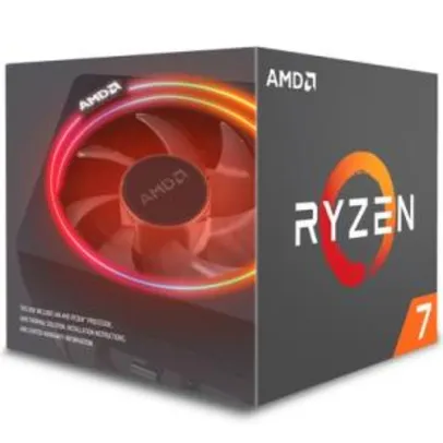 Processador AMD Ryzen 7 2700X c/ Wraith Prism Cooler, Octa Core, Cache 20MB, 3.7GHz (Max Turbo 4.35GHz) AM4 - R$ 1450