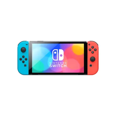 Console - Nintendo Switch OLED - Vermelho e Azul Neon