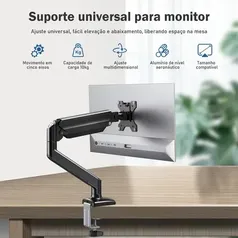 [DO BRASIL] SUPORTE MONITOR BRAÇO ARTICULADO PARA MONITOR , 14 POL. A 32 POL | 