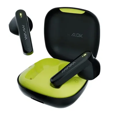 Fone de Ouvido WAAW by ALOK MOB 200EB Bluetooth TWS, Intra-Auriculares, Com Microfone Integrado, Mod