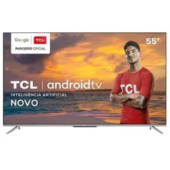 [APP] Smart TV TCL 55" P715 LED 4K UHD, WiFi, Bluetooth, 3x HDMI, 2x USB, HDR, Google | R$2339