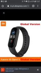 Original Xiaomi Mi Band 5 pulseira inteligente | R$185