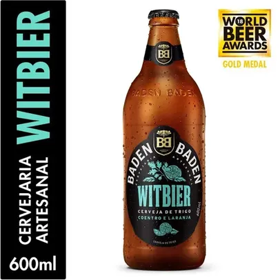 [14 unid]Cerveja Baden Baden Witbier Garrafa 600ml