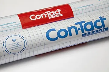 Papel Con-Tact, rolo de 45 cm x 25 m, C180, Cristal, Espessura de 80 micras,