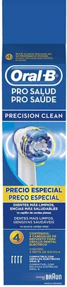 [PRIME] Refil Precision Clean 8 Un, Oral B + 2 Fios Dentais Oral-B Essential Floss 50m, Oral-B | R$105