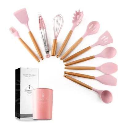 (APP | Ame R$37,41) Kit com 11 utensílios de cozinha