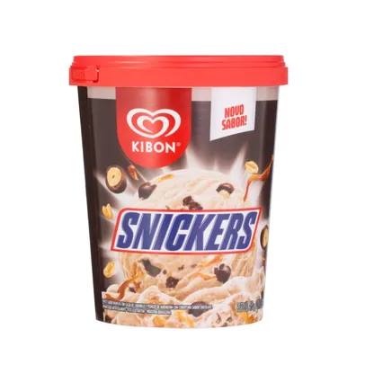 (Regional) (2 unid) Sorvete Snickers Kibon 800ml