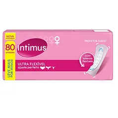 Intimus Protetor Diário Days, Cuidado Diário sem Perfume, 80 unidades - Leve 80 Pague 60