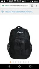 Mochila Asics Sports Mesh Porta Notebook - R$70