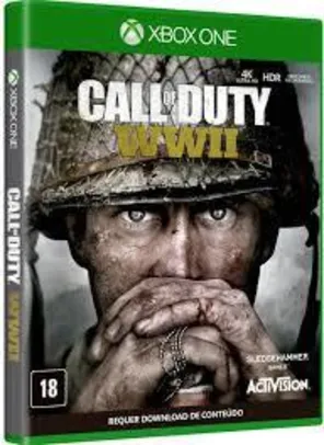 Call Of Duty WWII - Xbox One - 1x em qualquer Cartão de Crédito ( menos o Submarino )