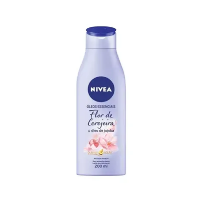 Loção Hidratante Corporal NIVEA Óleos Essenciais Flor Cerejeira 200ml