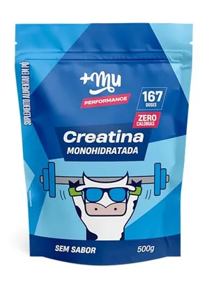 +Mu (Missão) Creatina Monohidratada 100% pura Sem Sabor - 500g