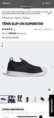 TÊNIS ADIDAS SLIP-ON SUPERSTAR | R$149