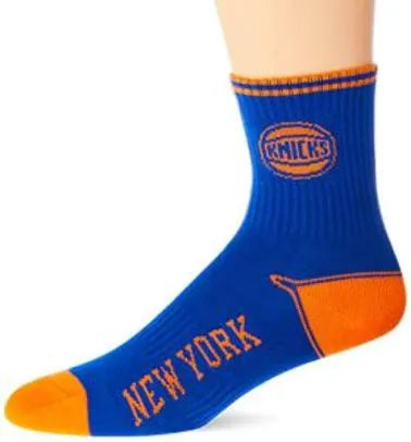 NBA Meia Cano Medio New York Knicks Unissex, 39 - 43 | R$19