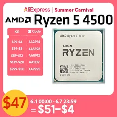 Processador AMD Ryzen 5 4500