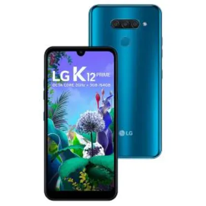Smartphone LG K12 Prime Azul 64GB 3GB RAM | R$989