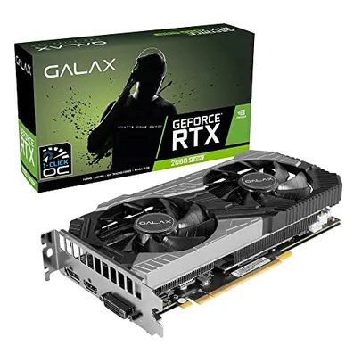 PLACA DE VIDEO GALAX GEFORCE RTX 2060 SUPER 1CLICK OC TECLAB LITE PCI-E 8GB GDDR6-26ISL6HP68LD