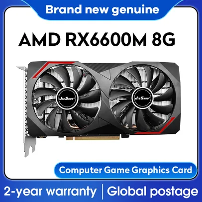 Placa de Vídeo Brand New Jieshuo Rx 6600m 8g 128bit Gddr6 Hashrate Up To 31mh, Amd Radeon Rx 6600 M, Gam