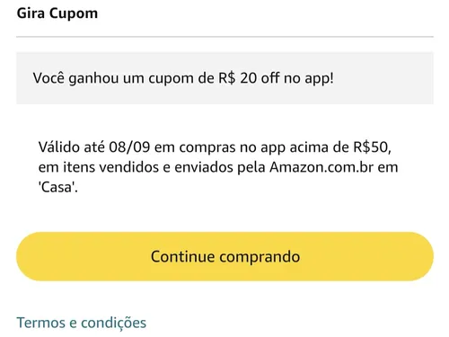 Imagen na descrição da promoção