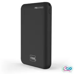 Carregador Portátil USB-C Slim Pro 5000 mAh em ABS Grafite - i2GO