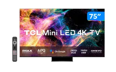 Smart Tv TCL 75C845 75” 4K Mini LED