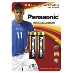 Pilha Alcalina AA2 Panasonic Pequena - 2 Unidades por R$ 0,39