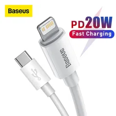 [Novo Usuário] Kit com 2 Cabos Usb Tipo C PD 20W 1,5m Para Iphone