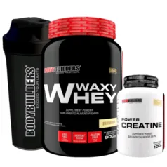 kit Whey + Creatina + Coqueteleira