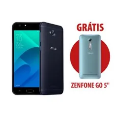 ZenFone 4 Selfie 3GB/32GB Preto + Zenfone Go 5" 1GB/8GB Azul - R$1169,88