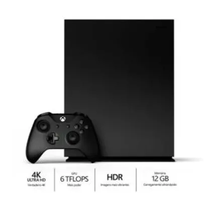 Console Xbox One X Project Scorpio Edition 1TB - Preto - R$2799