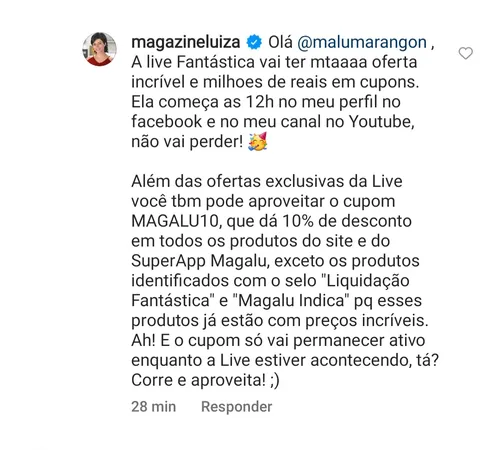 Imagen na descrição da promoção