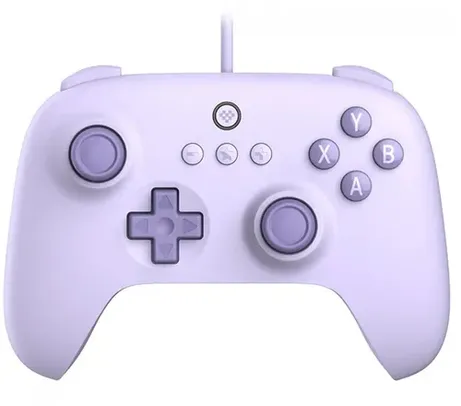 Controle Gamer 8BitDo Ultimate C, Com Fio, Windows, Android, Steam OS, Raspberry Pi, Roxo, 82CB01