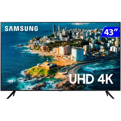 Foto do produto Smart TV 43" Samsung Crystal 4K