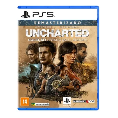 (APP-AME 99) Game Uncharted: Coleção Legado dos Ladrões - PS5