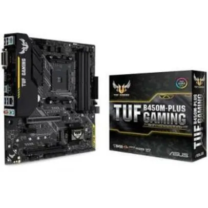 Placa-Mãe Asus TUF B450M-Plus Gaming, AMD AM4, mATX R$679