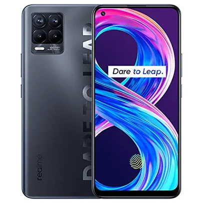 Realme 8 Pro 8gb 128gb preto versão global | R$1802