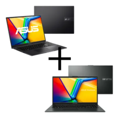 Notebook ASUS Vivobook 16X K3605ZF-N1420W Indie Black + Notebook ASUS Vivobook Go 15 E1504FA-NJ1291 Mixed Black