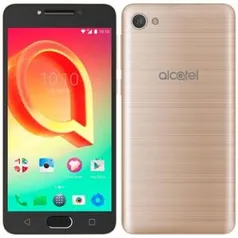 Smartphone Alcatel A5 Led Max, Dual Chip, Dourado, Tela 5.2", 4G+WiFi, Android 6.0, 16MP, 32GB e 3GB de Memória RAM