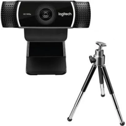 [Cartão Submarino] Webcam Logitech C922 Pro Stream 1080p - R$ 200